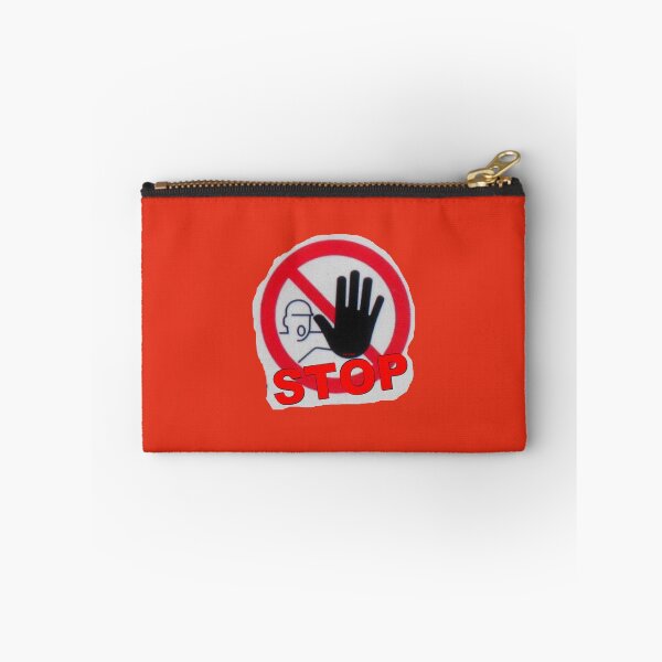 Item preview, Warning sign with hand and STOP designed and sold by ZoffArt-Shop.