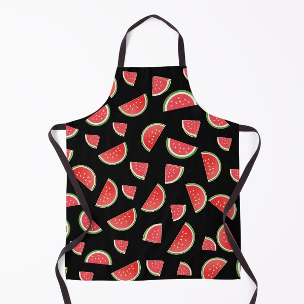 Item preview, Watermelon Slice Pattern on Black designed and sold by ArtDesignRemix.