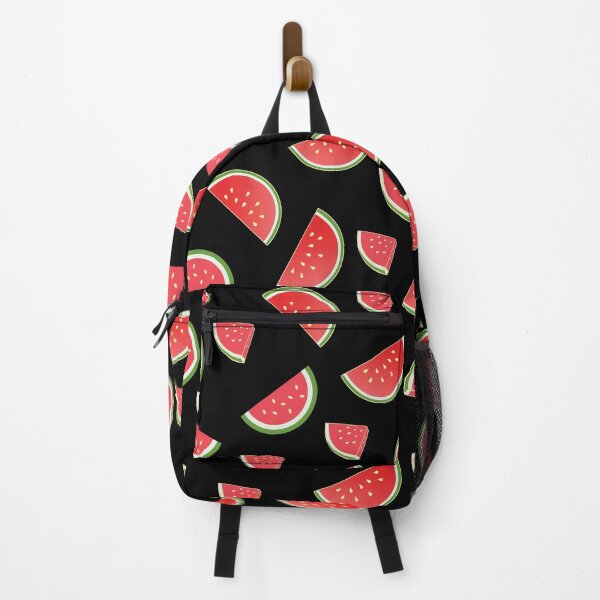 Item preview, Watermelon Slice Pattern on Black designed and sold by ArtDesignRemix.