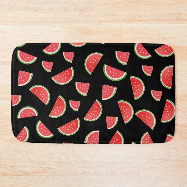Item preview, Watermelon Slice Pattern on Black designed and sold by ArtDesignRemix.