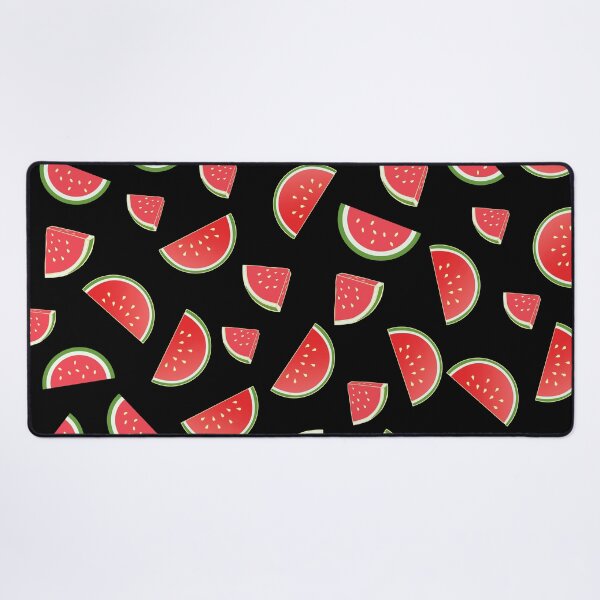 Item preview, Watermelon Slice Pattern on Black designed and sold by ArtDesignRemix.