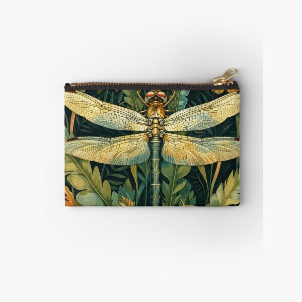 Item preview, Dragonfly Art Nouveau Vintage Botanical Illustration for Nature Lovers designed and sold by RickE.