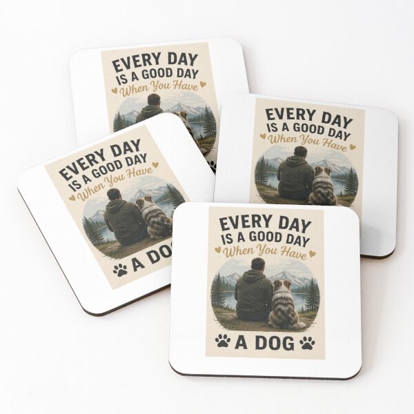 Item preview, Every Day Is A Good Day With A Dog Inspirational Dog Lover Shirt designed and sold by PoojaArtLab.