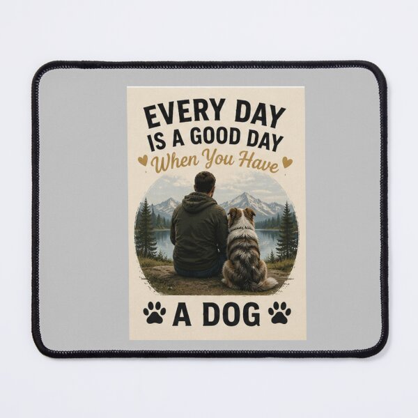 Item preview, Every Day Is A Good Day With A Dog Inspirational Dog Lover Shirt designed and sold by PoojaArtLab.