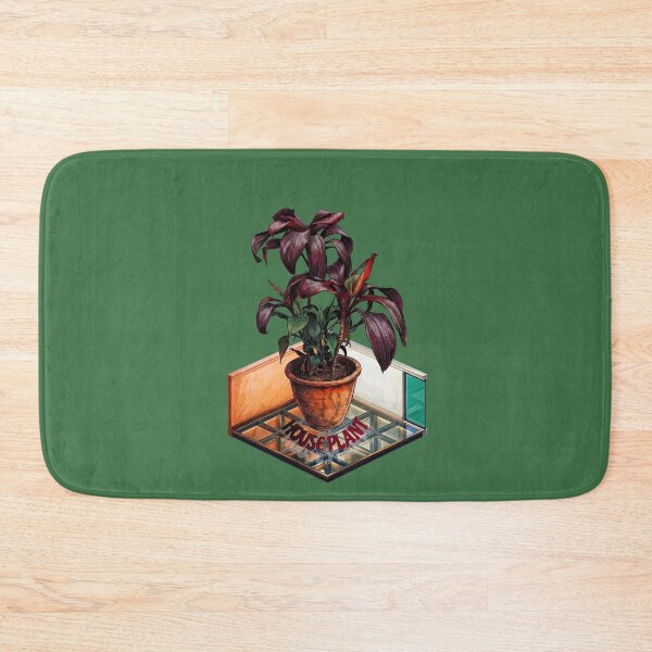 Item preview,  Retro Houseplant – Burgundy & Glass Isometric Aesthetic designed and sold by mackyartsstudio.