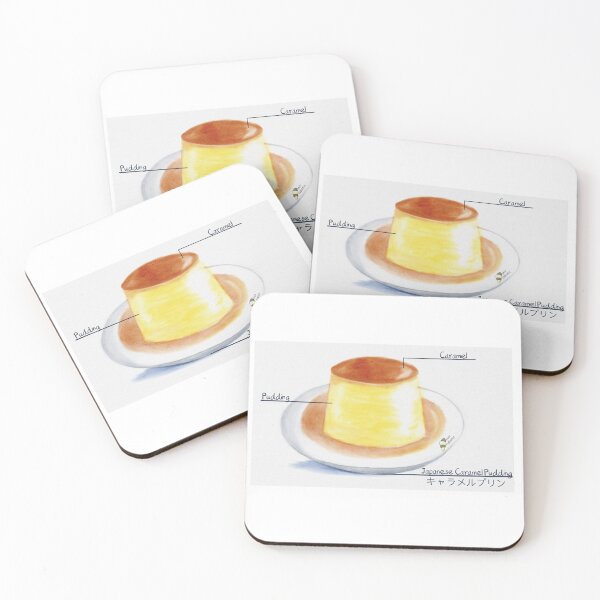 Item preview, Japanese Caramel Pudding – A Cozy Dessert Illustration designed and sold by MiniRadiance.