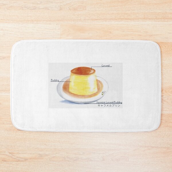Item preview, Japanese Caramel Pudding – A Cozy Dessert Illustration designed and sold by MiniRadiance.