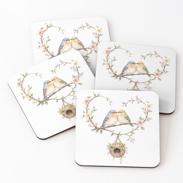 Item preview, Romantic Spring Birds designed and sold by GenesixDesign.