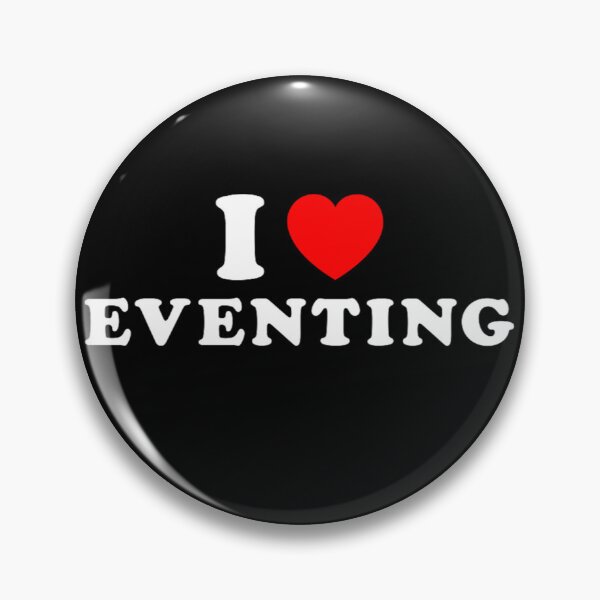 Item preview, I Love Eventing | Classic Equestrian Horse Riding Heart Design designed and sold by Alluka Brand.