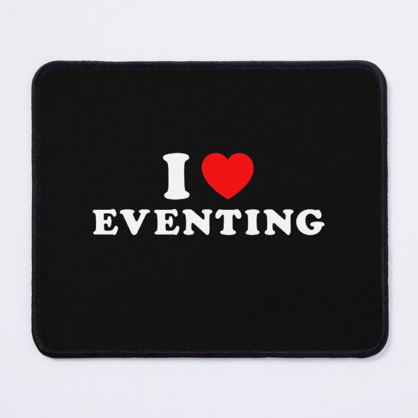 Item preview, I Love Eventing | Classic Equestrian Horse Riding Heart Design designed and sold by Alluka Brand.