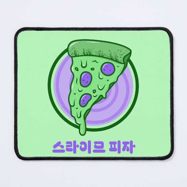 Item preview, Cartoon Slime Pizza Korean designed and sold by DJCartoonDesigns.