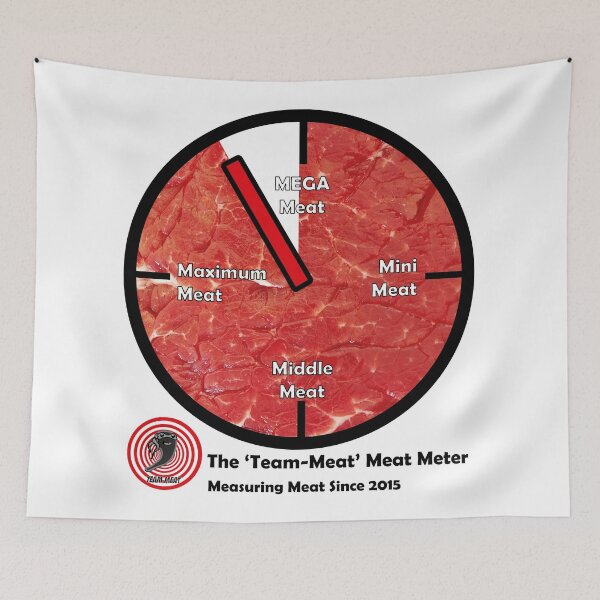 Item preview, Team Meat, Meat Meter designed and sold by CopeStarr.
