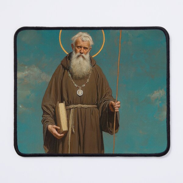 Item preview, Saint Anthony the Great designed and sold by SanctifiedSouls.