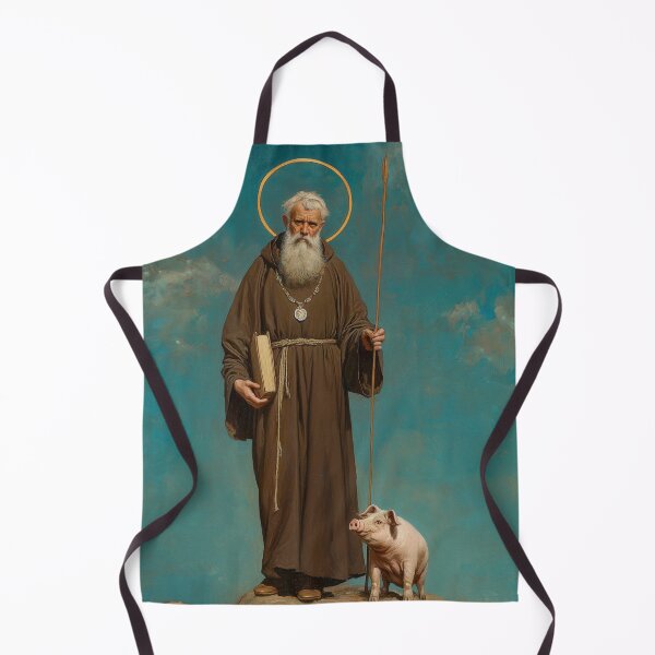 Item preview, Saint Anthony the Great designed and sold by SanctifiedSouls.