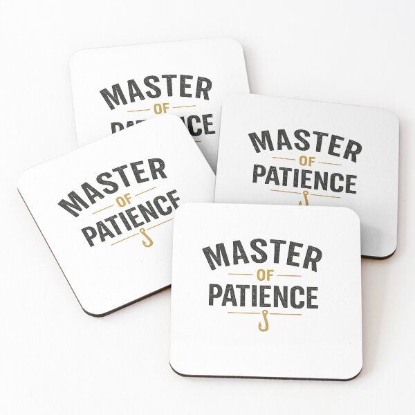 Item preview, Master of Patience – Minimalist Fishing Typography Design designed and sold by Digal92.