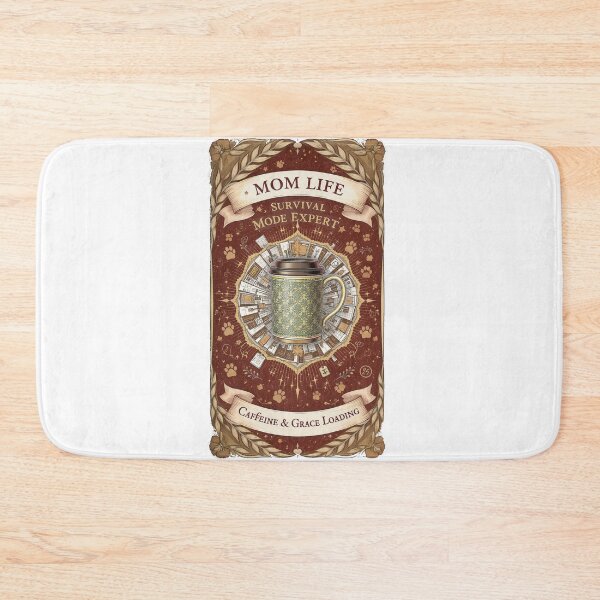 Item preview, Mom Life Survival Mode Expert Tee Caffeine Grace Loading Gift designed and sold by YMLux.