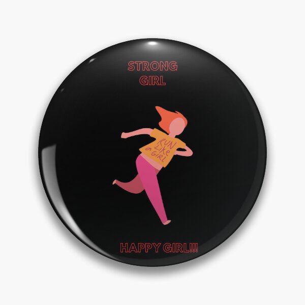 Item preview, Strong and Happy Girl designed and sold by WackyWardobe.
