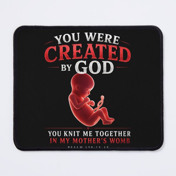 Item preview, You Were Created By God Shirt – Psalm 139:13 Christian Pro Life Tee – You Knit Me Together In My Mother’s Womb Faith Shirt designed and sold by Dexters Inspiring Creations.