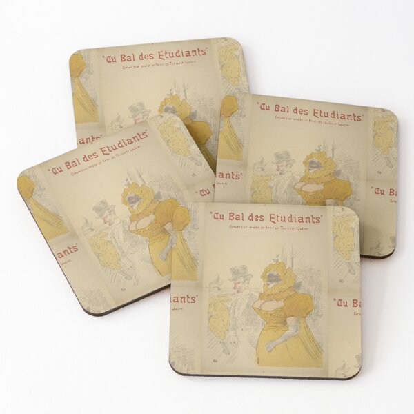 Item preview, Au Bal Des Etudiants by Henri de Toulouse-Lautrec | Vintage Paris Poster Art Print designed and sold by artofuniverse.