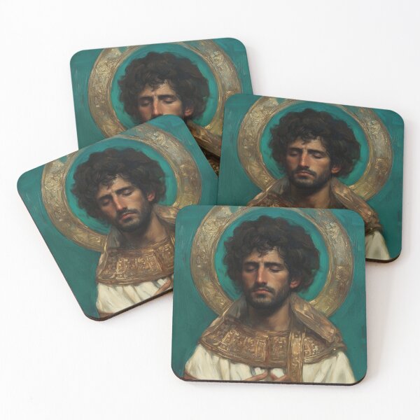 Item preview, Saint Benjamin of Persia designed and sold by SanctifiedSouls.