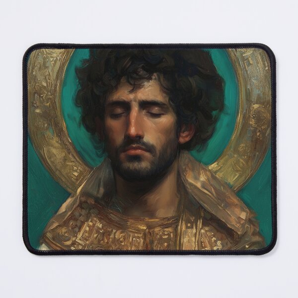 Item preview, Saint Benjamin of Persia designed and sold by SanctifiedSouls.