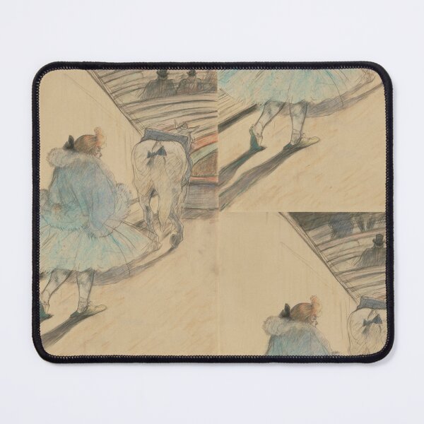 Item preview, Au Cirque Entree En Piste by Henri de Toulouse-Lautrec | Belle Époque Circus Poster Art Print designed and sold by artofuniverse.