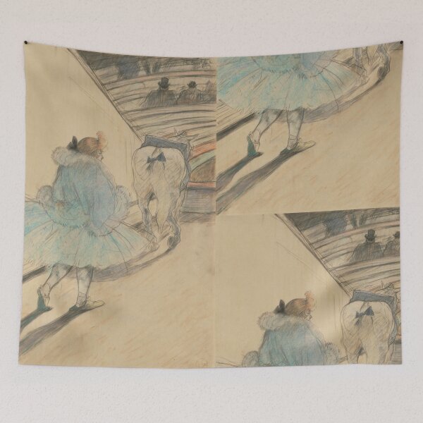 Item preview, Au Cirque Entree En Piste by Henri de Toulouse-Lautrec | Belle Époque Circus Poster Art Print designed and sold by artofuniverse.