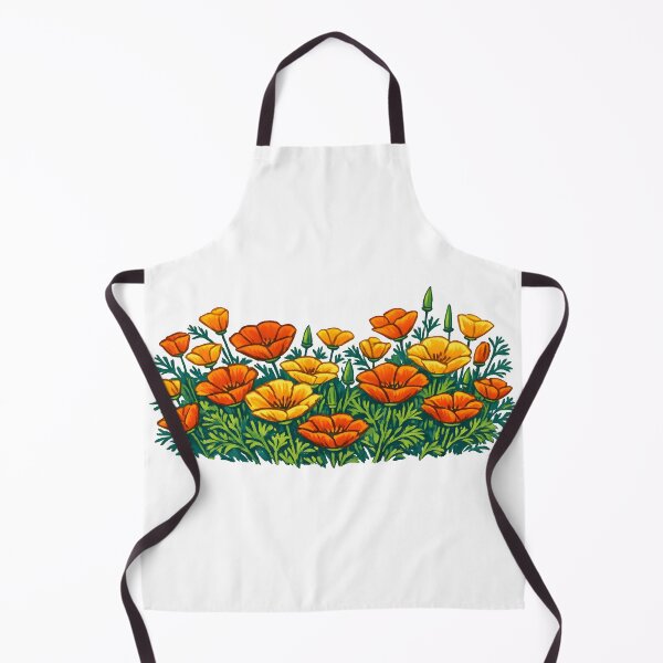 Item preview, California Poppies Orange Wildflower designed and sold by Byte-shirt.