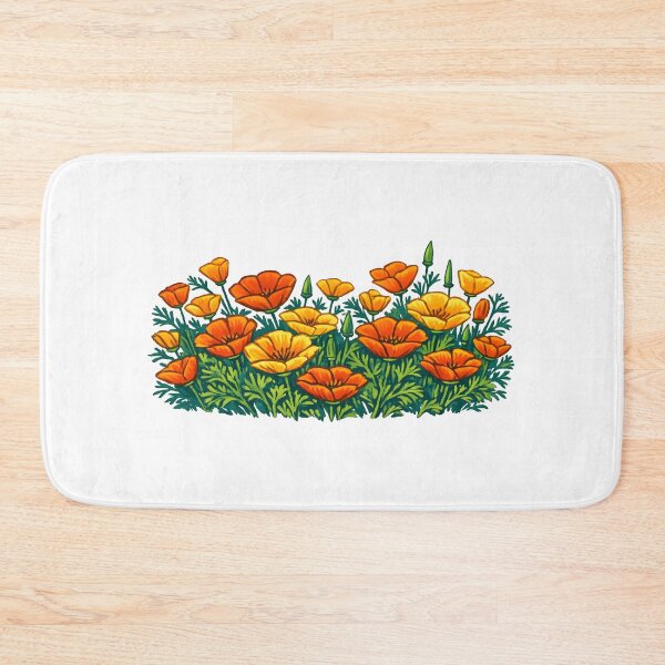 Item preview, California Poppies Orange Wildflower designed and sold by Byte-shirt.