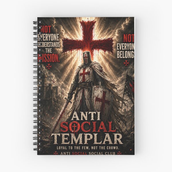 Item preview, Epic Anti Social  Templar Knight designed and sold by historyandmore.