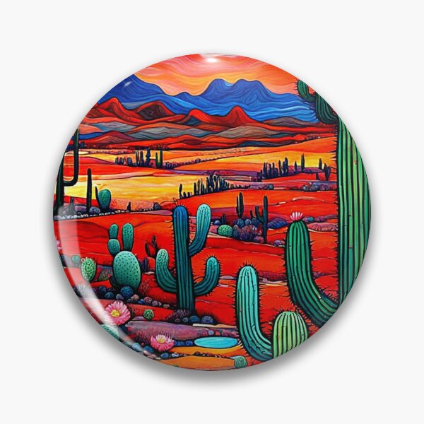 Item preview, The Desert flowering at sunset designed and sold by George Hutton Hunter.
