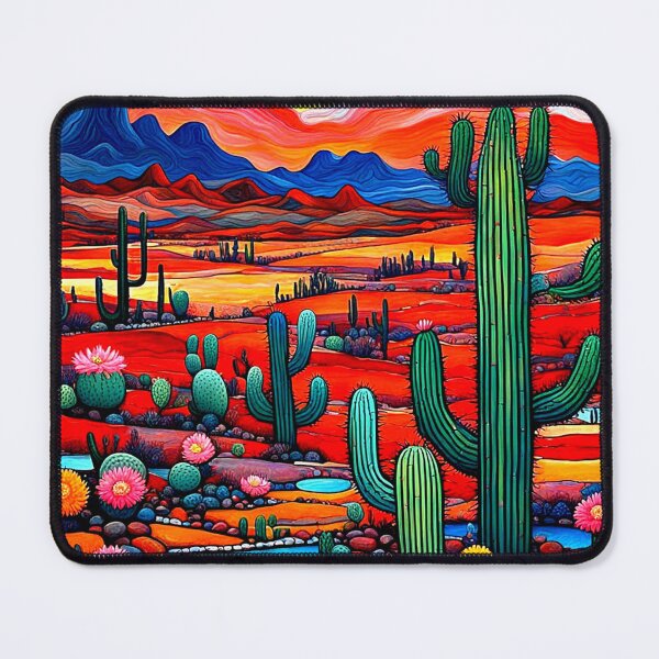 Item preview, The Desert flowering at sunset designed and sold by George Hutton Hunter.
