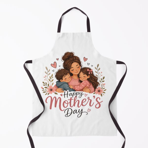 Item preview, Mother’s Day Sticker – Mom with Two Children Cute Family Love Design designed and sold by ֍ NishlaArts ֍.