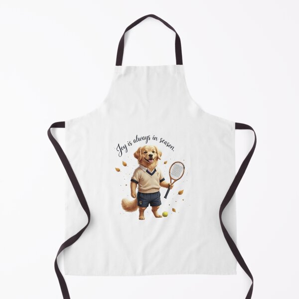 Item preview, Joy Is Always In Season Preppy Tennis Golden Retriever designed and sold by AQUILAKREO.