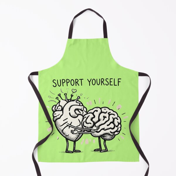 Item preview, Self-Care Brain Hug Illustration designed and sold by sanorastyle.