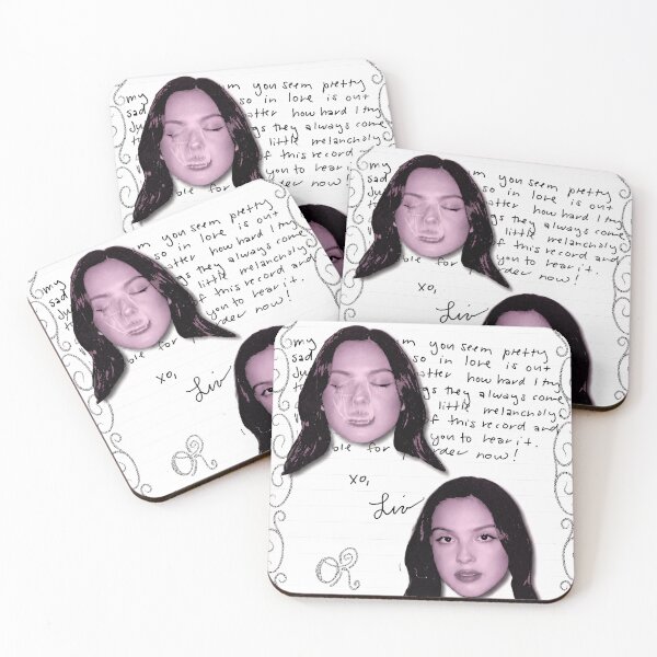 Item preview, Olivia Rodrigo Drop Dead – Handwritten Scrapbook Journal Fanart designed and sold by Eaterweal.