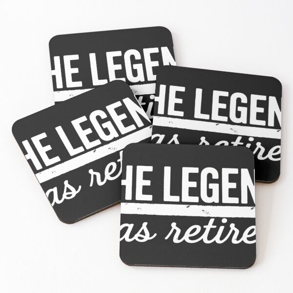 Item preview, The Legend Has Retired, Funny Retirement, Cool Retirement, Retirement Gift for Dad designed and sold by toongstudio.