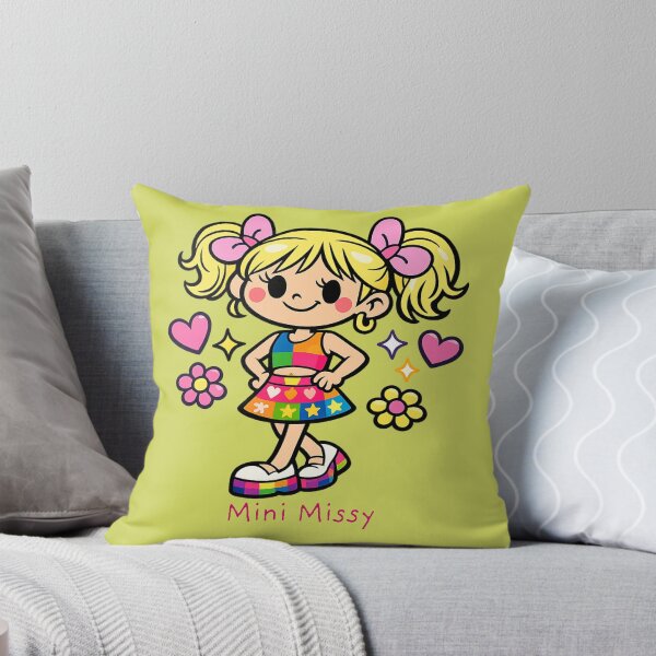 Item preview, Mini Missy – Colorful Sleeveless Cartoon Girl designed and sold by Black Signal.