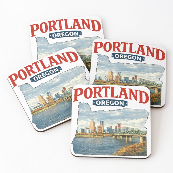 Item preview, Portland Oregon - Travel Art designed and sold by vectcd.