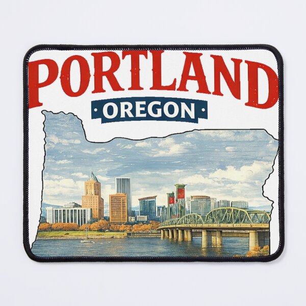 Item preview, Portland Oregon - Travel Art designed and sold by vectcd.