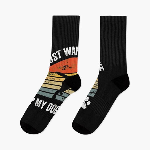 Item preview, I Just Want To Make My Dog Proud Retro designed and sold by OlyvieArt.