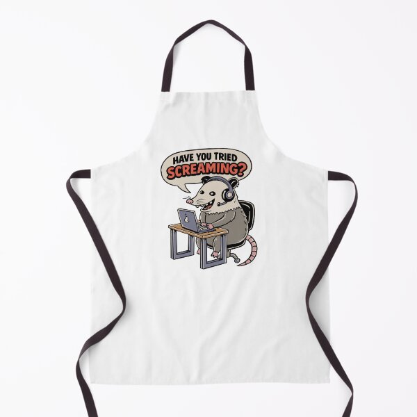 Item preview, Opossum screaming support designed and sold by coffeeman.