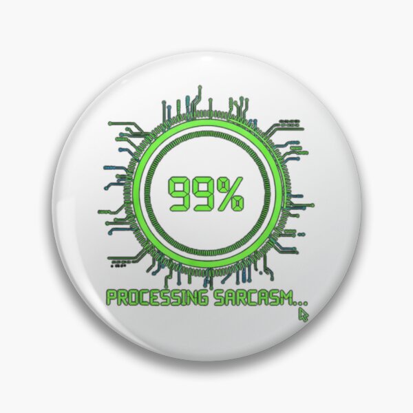 Item preview, Processing Sarcasm Loading Bar Funny Humor designed and sold by Wit & Wear.