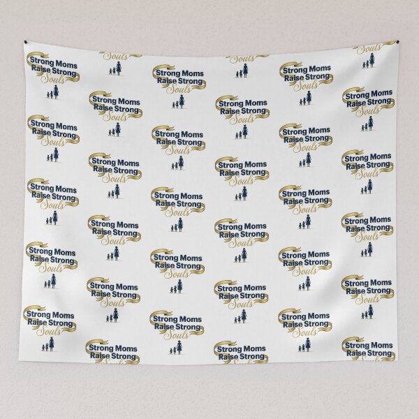 Item preview, Strong Moms Raise Strong Souls Gold Ribbon Tee designed and sold by artlife4.