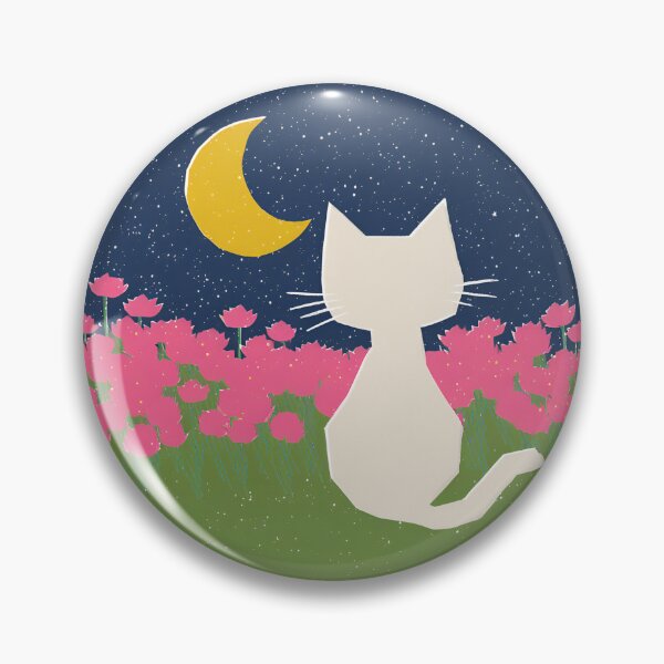 Item preview, Moon Garden Cat designed and sold by mellow-koko.