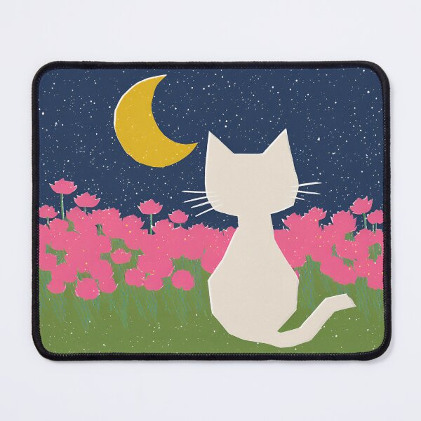 Item preview, Moon Garden Cat designed and sold by mellow-koko.