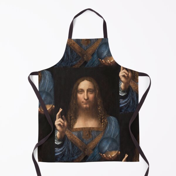 Item preview, Salvator Mundi by Leonardo da Vinci Renaissance Jesus Christ Portrait Poster designed and sold by artofuniverse.