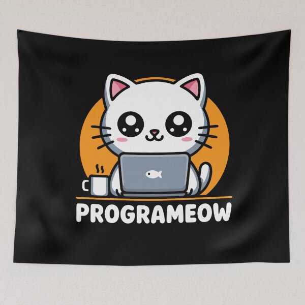 Item preview, Programeow | Cute Kawaii Cat Programmer Coder Humor designed and sold by Alluka Brand.