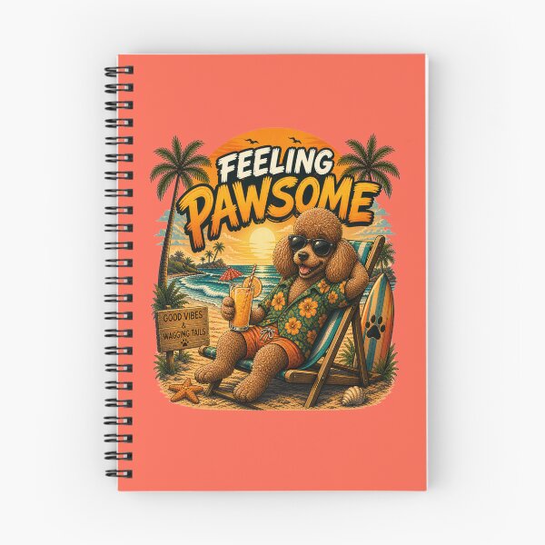 Artikelvorschau, Lustiges Pudel-Stranddesign – Pfotenstarke Sommer-Feeling für den Urlaub entworfen und verkauft von PixelsPaws.