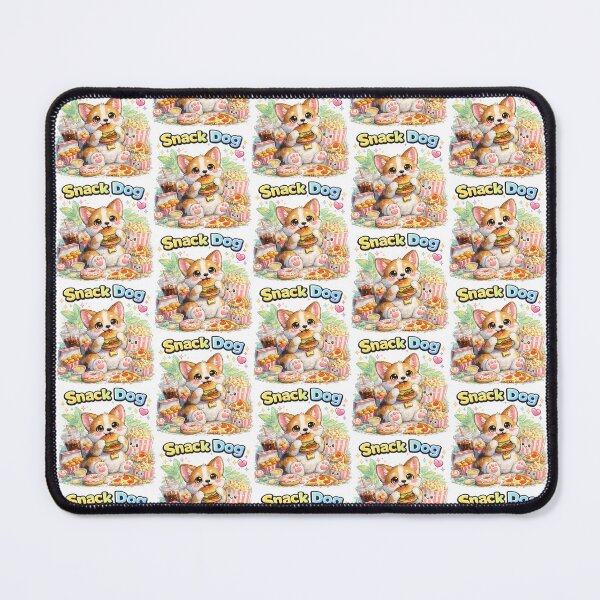 Item preview, Cute Snack Dog – Kawaii Corgi Eating Burger & Snacks | Funny Food Lover Puppy designed and sold by Clothes With Smiling Animals Walt Gral.